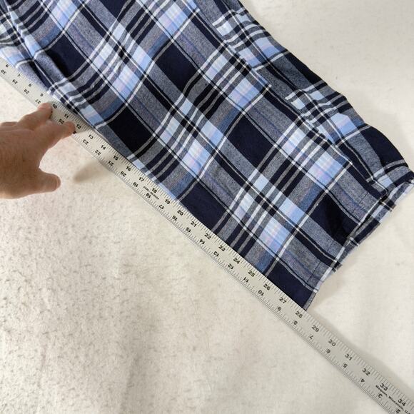 Croft & Barrow 2 pc Flannel Pajamas Woman XXL Button Top Drawstring Elas Waist - Picture 12 of 16